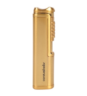 Conquistador Tek Torch Pürmüz Gold Metal Puro Çakmağı CNQ-030