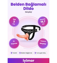 15.7 Cm Belden Bağlamalı Gerçekçi Strap-On – iyimor