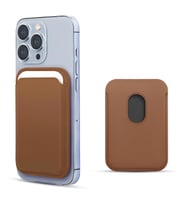 Microsonic Apple iPhone 14 Pro Leather Wallet MagSafe Kahverengi