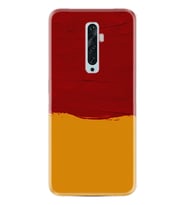 Oppo Reno 2Z 4 Lite 4 Pro 5 6 7 A31 Kılıf Desemli Silikon Sarı Kırmızı Boya 1708