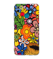PrintiFy Huawei P Smart 2019 ile Uyumlu Retro Color 2  Kamera Korumalı Şeffaf  Kılıf