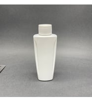 100 cc Beyaz Sert Pet Şişe  - Beyaz Kapaklı- 100ml Kozmetik Pet Şişe - x 10 Adet (Çok Renkli)