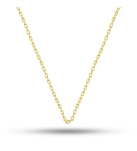 Gümüş Gold 0.30 Mikron 45 Cm Forse Kadın Zincir