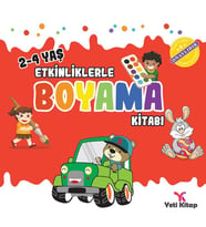 Etkinliklerle Boyama Kitabı 1 - (2-4 Yaş)