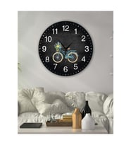 bilge retro Tasarımlı Duvar Saati 35 x 35 CM (Karışık)