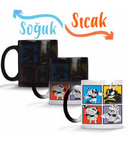 Cuphead Characters Sihirli Kupa Bardak Porselen