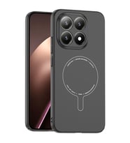 Lexroo Xiaomi 15T Kılıf M-Safe Şarj Özellikli Kamera Korumalı Elio Sert PC Kılıf - Siyah