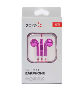 Zore EP5 Basıc Serisi 3.5mm Kulaklık (Mor)