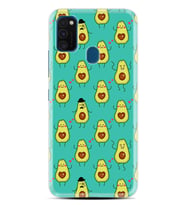 Samsung M21 M22 M23 M30 M31S M32 Kılıf Desenli Silikon Oynayan Avokadolar 1770