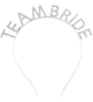 Gümüş Kaplama Kristal Taşlı Team Bride Taç