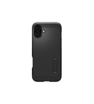 Spigen iPhone 16 Plus ile Uyumlu Kılıf Tough Armor Mag (MagSafe Uyumlu) Black (Siyah)