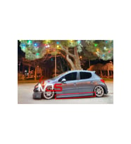 PEUGEOT 207 AERO MARŞPİYEL SAĞ SOL TAKIM FİBERGLASS BOYASIZ