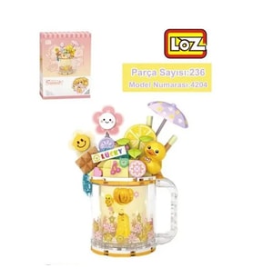 Lz-4204 Loz Sari Ördek Dondurma Kupasi 236 Parça Block Oyuncak