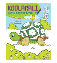Kodlamalı Eğitici Boyama Kitabı - Eğlenceli Hayvanlar