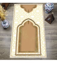Dijital Baskılı, Yıkanabilir, Yumuşak Dokulu Çocuk ve Yetişkin SECCADE 65x115 cm  S-DOT-SN-027