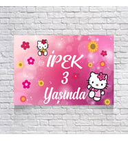 CATS TEMALI DOĞUM GÜNÜ AFİŞİ 35X50 cm