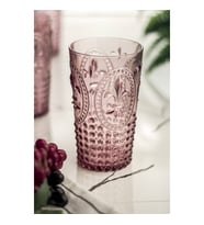 Akrilik Mürdüm Tekli Uzun Bardak & Su Meşrubat Bardağı 750 ml ( Büyük Boy & Cam Değildir )