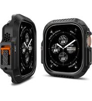 Apple Watch 49mm Ultra 3/2/1 ile Uyumlu Kılıf Lock Fit Black - ACS06208