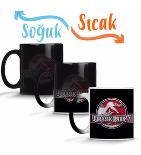 Jurassic Park Sihirli Kupa Bardak Porselen