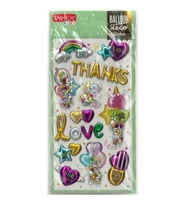 TANEX KIDS TNX-26002 DEKORATİF ETİKETLER - PUFFY BALLON STICKER