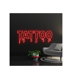 TATTOO Yazılı Neon Tabela
