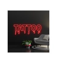 TATTOO Yazılı Neon Tabela