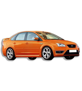 Ford Focus 2 ve 2,5 (2004-2011) Sedan HB Uyumlu ST Yan Marşpiyel Seti (Plastik)