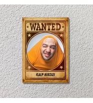 Kişiye Özel Eğlenceli Wanted Poster – Aranıyor Tasarım