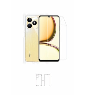 Realme C53 360 Derece Full Body Kaplama Ön Arka ve Yan Koruyucu Film