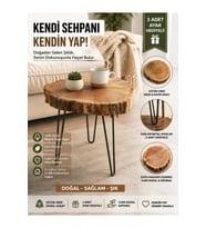 Karışık Meşe ve Kayın Ağacından Kendi Sehpanı Yarat