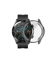 Huawei Watch Gt2 46mm 360 Koruma Silikon Kılıf Siyah
