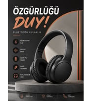 Kulak Üstü Bluetooth Kulaklık Ayarlanabiilir Uzun Pil Ömrü Kablosuz 5.0 Bluetooth