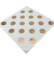 Rose Gold Puantiyeli Varaklı Kağıt Peçete 33x33cm pk:20-