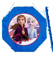 Pinyata FROZEN soplalı anna-elsa 42 cm sopalı