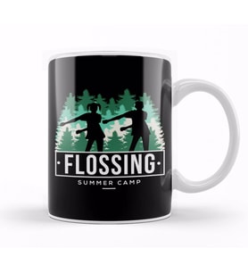 Flossing Summer Camp Kupa Bardak Porselen