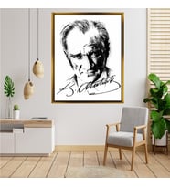 ÇERÇEVELİ ATATÜRK TABLO S588