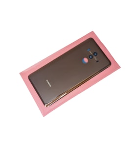 Tkgz Huawei Uyumlu MATE 10 Pro Arka Pil Batarya Kapağı (CAM Kamera lensi) GOLD
