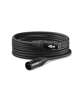 Midex MCB-20X Kaliteli Stereo Mikrofon Kablosu XLR + XLR 20 Metre Siyah Renk