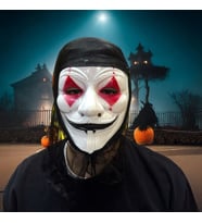VIP HALLOWEEN MASK VIP CADILAR BAYRAMI KRAL ŞEYTAN KORKU MASKESİ  PARTİ MASKESİ THE MASK