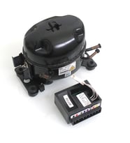 Araç İçi Buzdolabı Kompresörü 12V 24V QDZY35D R600a Karavan Tekne Kamyon Mini Buzdolabı Soğutma Kompresör Seti Kontrol Modülü Dahil