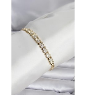 Xuping Model Zirkon Taşlı Gold Renk Kadın Bileklik 5886 - SSSSSS1886-6799