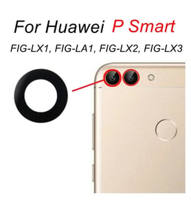 Tkgz Huawei Uyumlu P Smart Arka Kamera Camı Lens Yapışkanlı