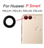 Tkgz Huawei Uyumlu P Smart Arka Kamera Camı Lens Yapışkanlı