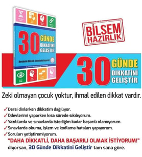 30 Günde Dikkatini Geliştir (6-12 Yaş)