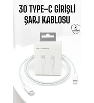 Iphone Uyumlu İOS Uyumlu Lightning Hızlı Şarj Tye C Lightning Şarj Kablosu