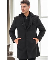 PLT8371 DEWBRRY ERKEK PALTO-DİAGONAL ANTRASİT-2