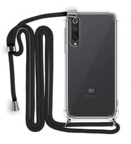 İp Askılı Tank Şeffaf Kılıf Xiaomi Mi 9 SE Siyah