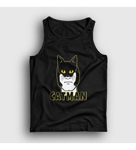 Presmono Unisex Siyah Catman Kedi Atlet 396051tt