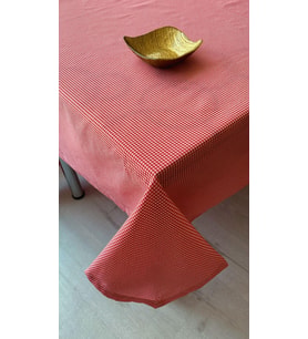 Piknik Örtüsü Sofra Bezi 170x170 cm (Kırmızı İnce Potikare)