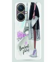Vivo Y27 Kılıf Desenli Silikon Bonjour Paris 1419